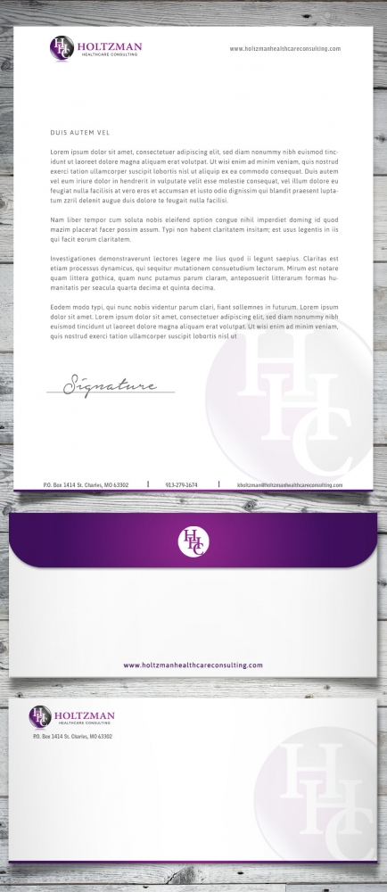 Holtzman Healthcare Consulting logo design by scriotx