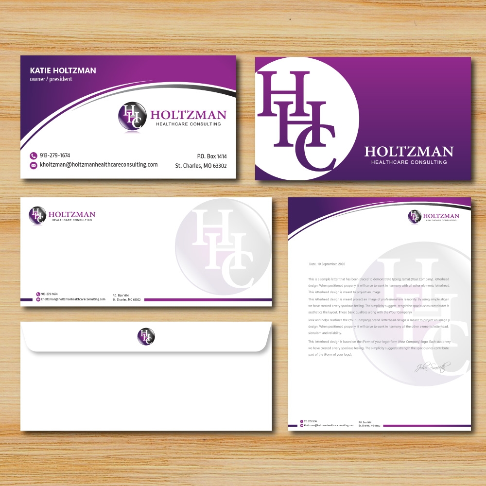Holtzman Healthcare Consulting logo design by Boomstudioz
