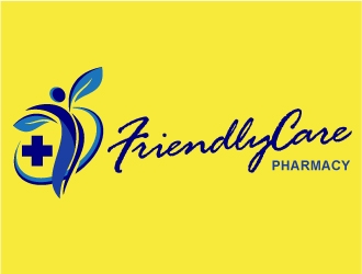 FriendlyCare Pharmacy logo design by Dawnxisoul393