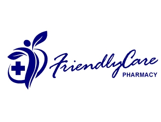 FriendlyCare Pharmacy logo design by Dawnxisoul393