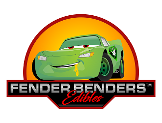 Fender Benders EDIBLES logo design by Republik