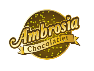 Ambrosia Chocolatier logo design by logy_d