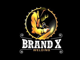 Brand X Welding logo design by frontrunner