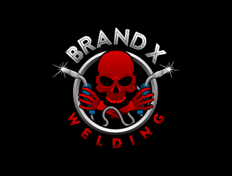 Brand X Welding logo design by lestatic22