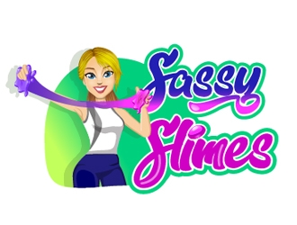 Sassy Slimes logo design by Loregraphic