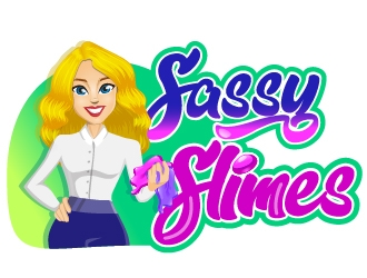 Sassy Slimes logo design by Loregraphic