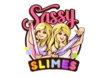 Sassy Slimes logo design by veron