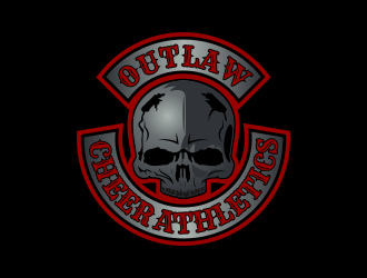 Outlaw Cheer Athletics logo design by Kruger
