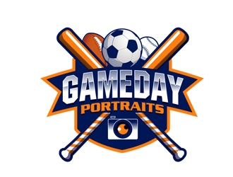 GameDay Portraits logo design by DreamLogoDesign