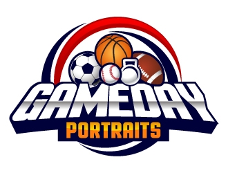 GameDay Portraits logo design by Suvendu