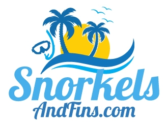 SnorkelsAndFins.com logo design by ElonStark