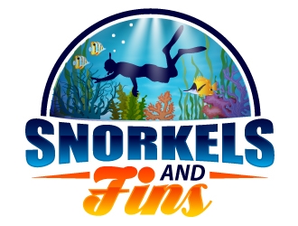 SnorkelsAndFins.com logo design by Xeon
