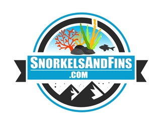 SnorkelsAndFins.com logo design by Arrs