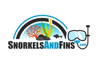 SnorkelsAndFins.com logo design by Arrs