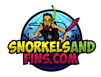 SnorkelsAndFins.com logo design by DreamLogoDesign