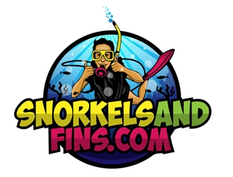 SnorkelsAndFins.com logo design by DreamLogoDesign