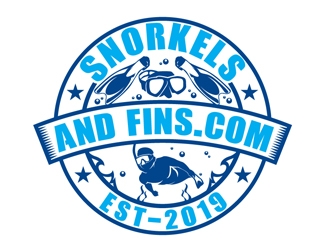 SnorkelsAndFins.com logo design by DreamLogoDesign
