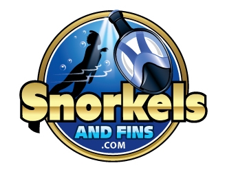 SnorkelsAndFins.com logo design by Suvendu
