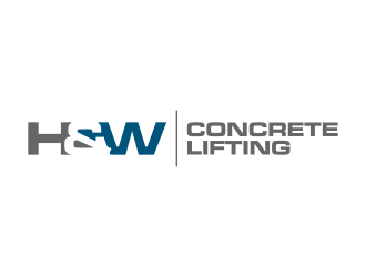 H&W Concrete Lifting logo design by dewipadi