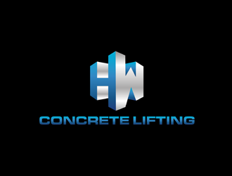 H&W Concrete Lifting logo design by bomie