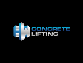 H&W Concrete Lifting logo design by bomie