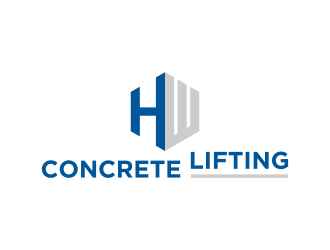 H&W Concrete Lifting logo design by salis17