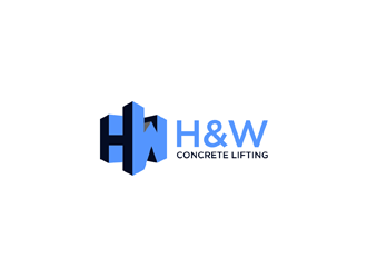 H&W Concrete Lifting logo design by KQ5
