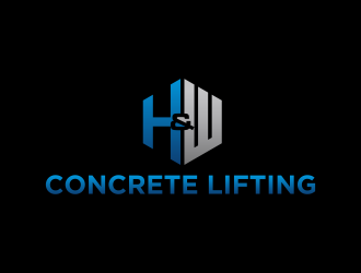 H&W Concrete Lifting logo design by salis17