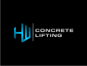 H&W Concrete Lifting logo design by Gravity