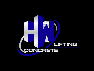 H&W Concrete Lifting logo design by cahyobragas