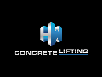 H&W Concrete Lifting logo design by bomie