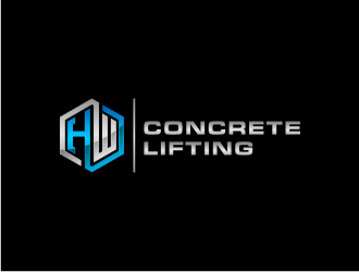 H&W Concrete Lifting logo design by Gravity