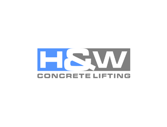 H&W Concrete Lifting logo design by KQ5