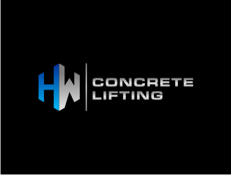 H&W Concrete Lifting logo design by Gravity
