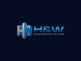H&W Concrete Lifting logo design by KQ5
