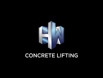 H&W Concrete Lifting logo design by sitizen