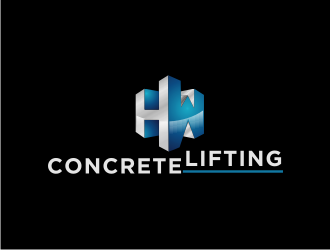 H&W Concrete Lifting logo design by BintangDesign