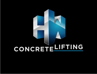 H&W Concrete Lifting logo design by BintangDesign
