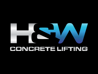 H&W Concrete Lifting logo design by hopee