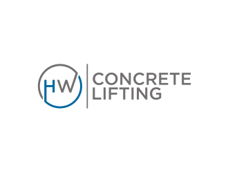 H&W Concrete Lifting logo design by rief