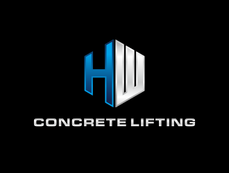 H&W Concrete Lifting logo design by cimot
