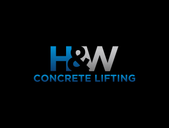 H&W Concrete Lifting logo design by salis17
