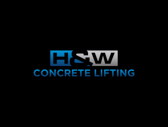 H&W Concrete Lifting logo design by salis17