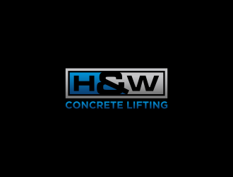 H&W Concrete Lifting logo design by salis17
