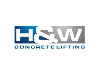 H&W Concrete Lifting logo design by sabyan