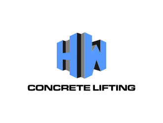 H&W Concrete Lifting logo design by rezadesign