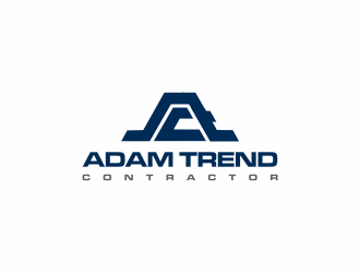 Adam Trend, Contractor logo design by santrie