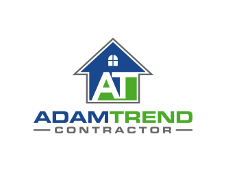 Adam Trend, Contractor logo design by Lavina