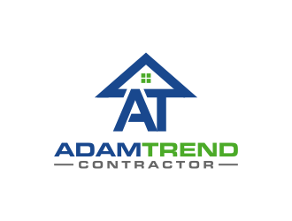 Adam Trend, Contractor logo design by Lavina