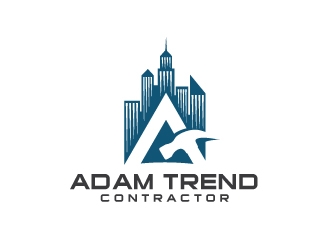 Adam Trend, Contractor logo design by ngulixpro